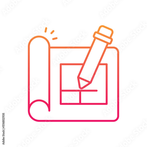 Blueprint Vector icon