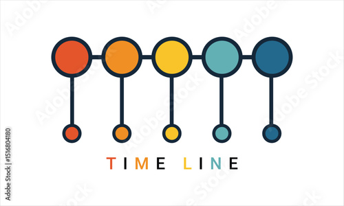 Modern Project Milestone Timeline Design