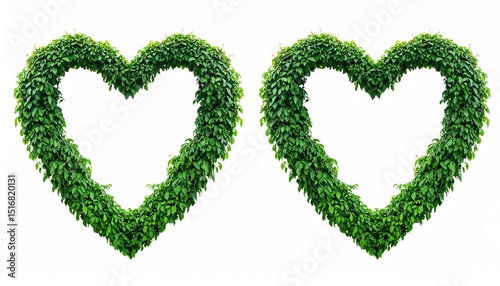 Heart Shaped Cowslip Creeper Vines Isolated on White Background with Clipping Path, Medicinal Plant