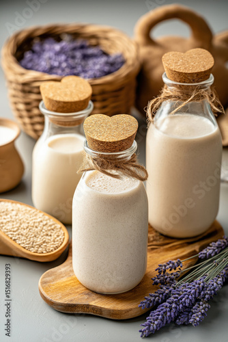 Pure and natural organic dairy products from happy farm animals sourced from ethically raised livestock