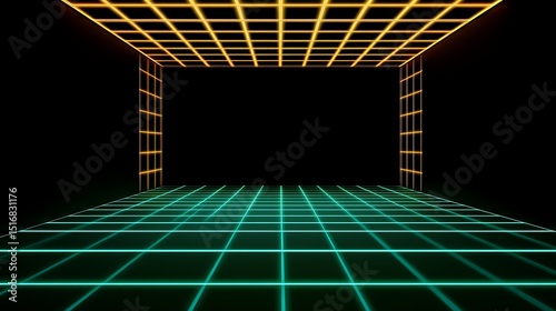 Retro Gridded Space