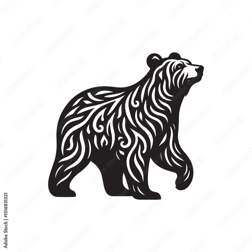 Obraz premium Bear Vector (2).eps