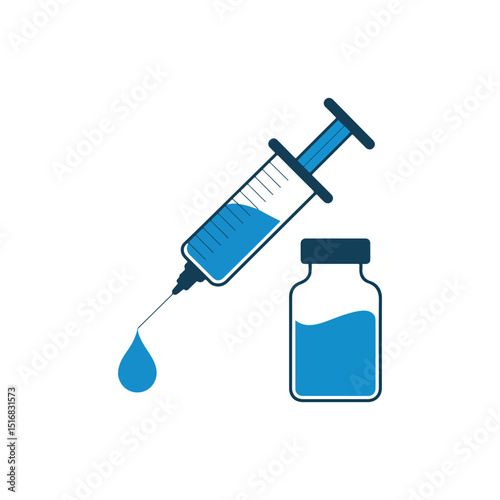syringe and medicine