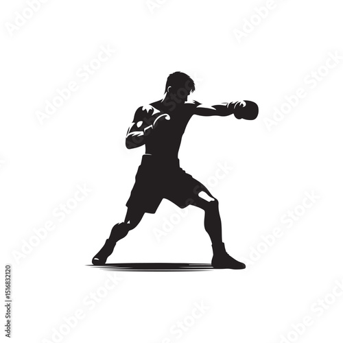 Boxing Player Vector (4).eps