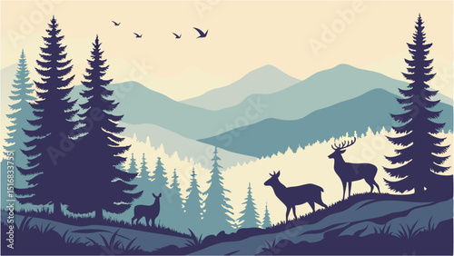 deer in the forest