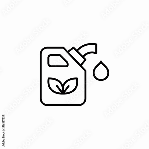 eco fuel icon sign vector