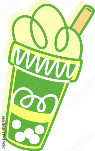 Doodle Bubble Tea