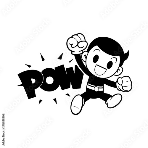 kid performing a punch