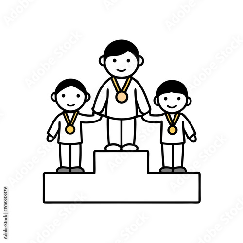 martial arts competition podium 