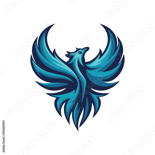 Creative Phoenix Bird Logo Design with Bold Lines and Dynamic Shapes for Gaming, Business, and Merchandise Branding