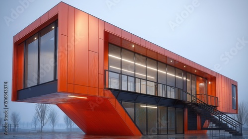 A high-resolution architect...