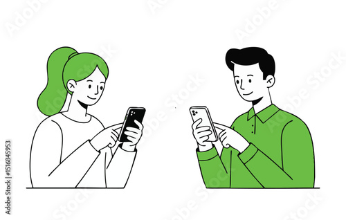 Connecting Through Screens Modern Digital Communication and Interaction. Exploring the nuances of online relationships and digital engagement in contemporary society.