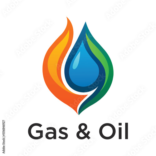 Gas and Oil Logo Design Vector File	