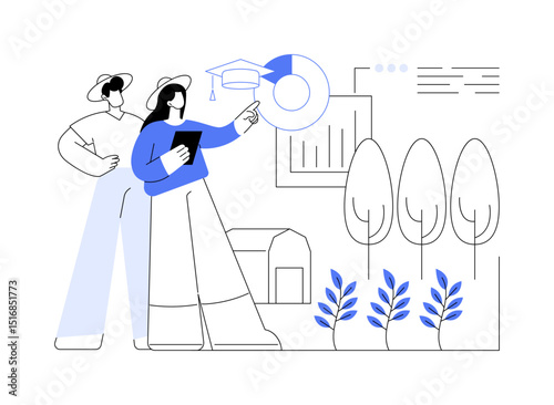 Horticulture isolated cartoon vector illustrations.