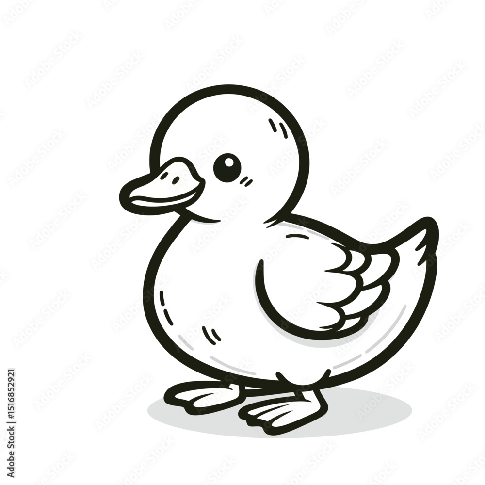 Stylized Mallard Duck Silhouette25 Stylized Mallard Duck Silhouette25