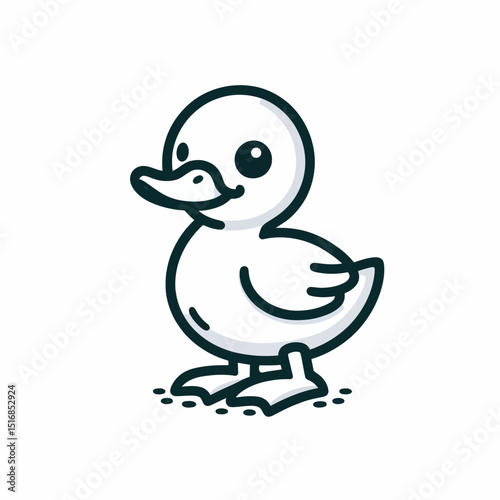 Stylized Mallard Duck Silhouette26