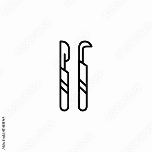 medical tools icon sign vector