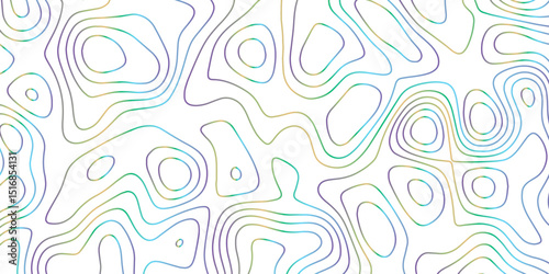 Abstract design with Seamless pattern with lines Topographic map. geographic mountain relief. Retro topographic map. geographic contour map grid backdrop paper texture.
