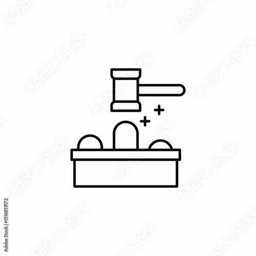 whack game icon sign vector
