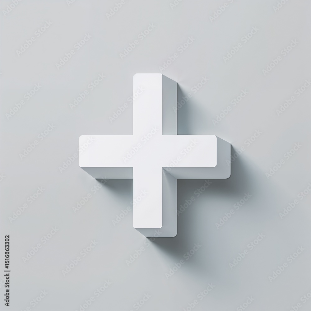 Obraz premium A plus mark icon represents addition, increase, positive action, expansion, or creating something new in interfaces.