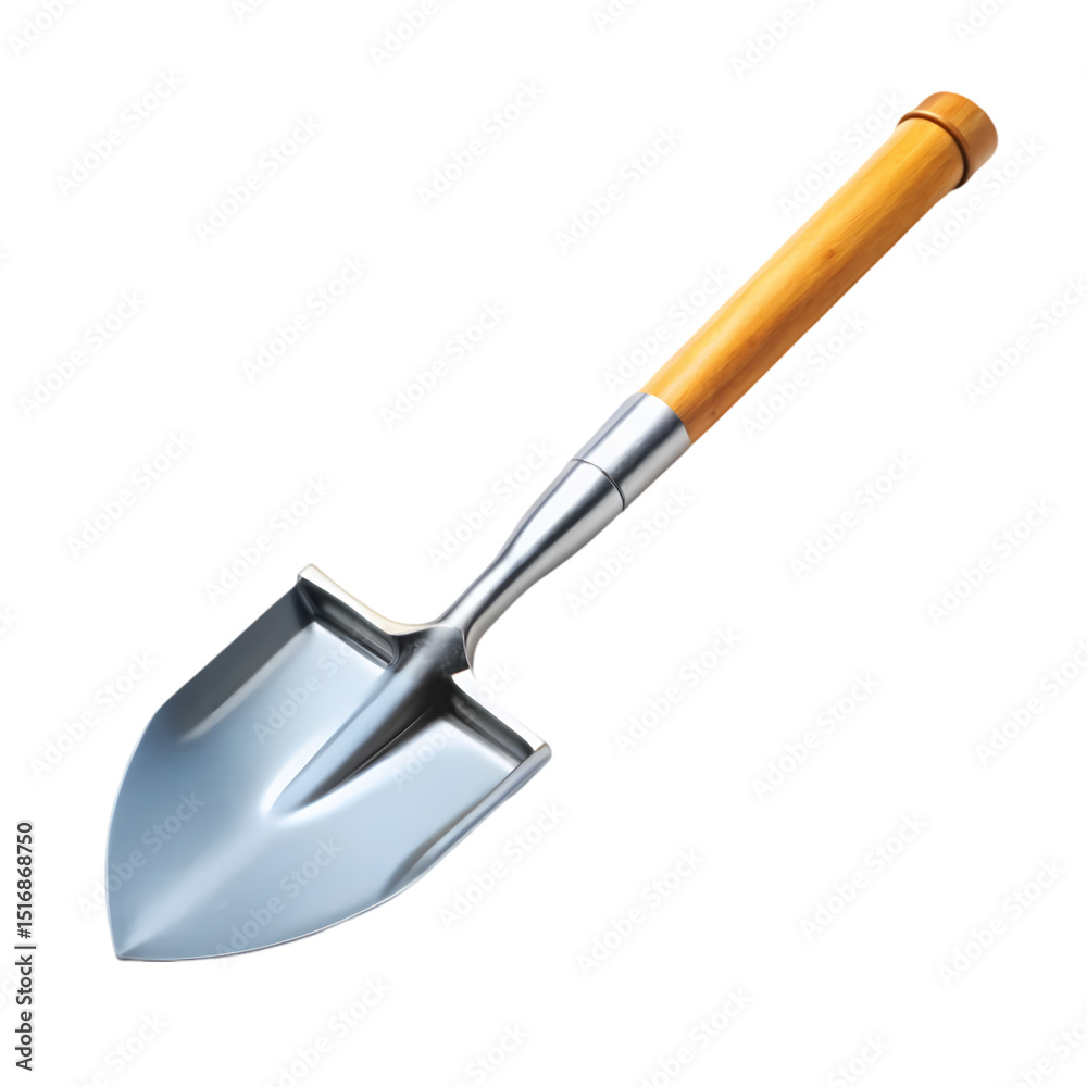 Small Garden Shovel A Tool for Cultivating isolated on transparent baackground Small Garden Shovel A Tool for Cultivating isolated on transparent baackground