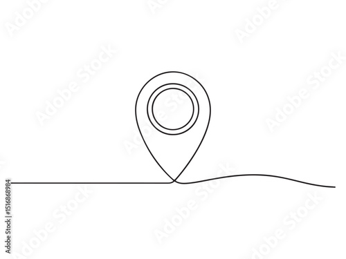 Simple, Minimalist Location Icon Design