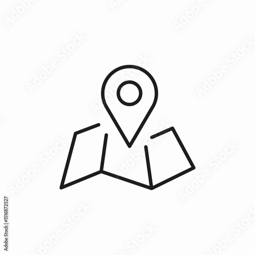 map pin location icon sign vector