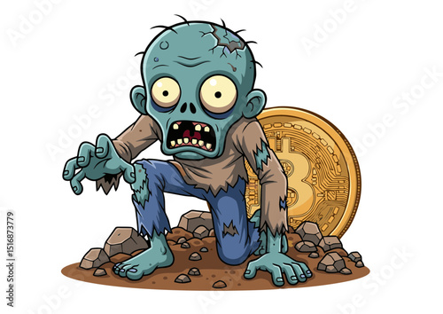 Zombie Apocalypse and Cryptocurrency A Spooky Illustration of Bitcoin's Uncertain Future