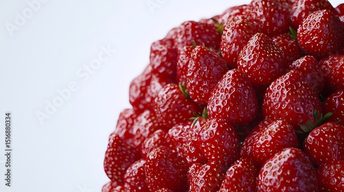 Red ripe strawberry natural fruit vitamins healthy diet concept clean minimal look tasty image