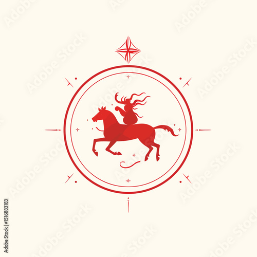 Simple plain logo for zodiac