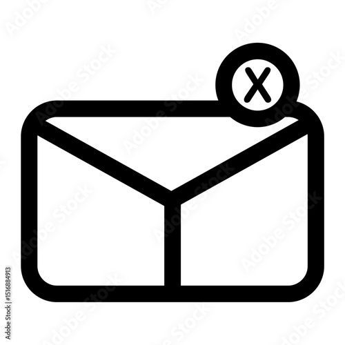 failed email icon vector illustration