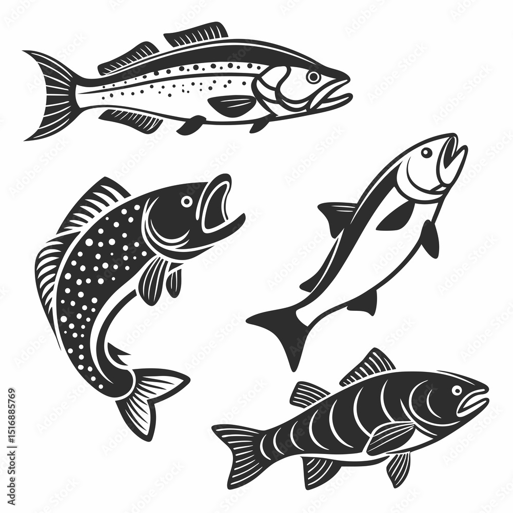 Fototapeta premium Fish Vector 