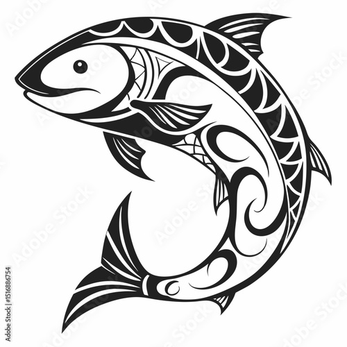  fish collection isolated on white