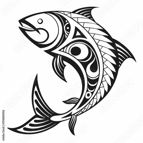 Tropical fish collection isolated on white