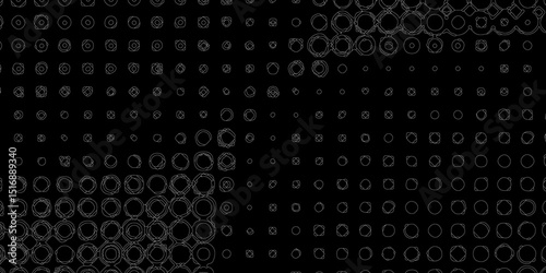 Seamless black and white grunge halftone pattern dot background texture overlay distress gradient pattern design, monochrome printing abstract halftone trendy defect overlay creative design texture.