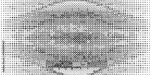 Seamless black and white grunge halftone pattern dot background texture overlay distress gradient pattern design, monochrome printing abstract halftone trendy defect overlay creative design texture.