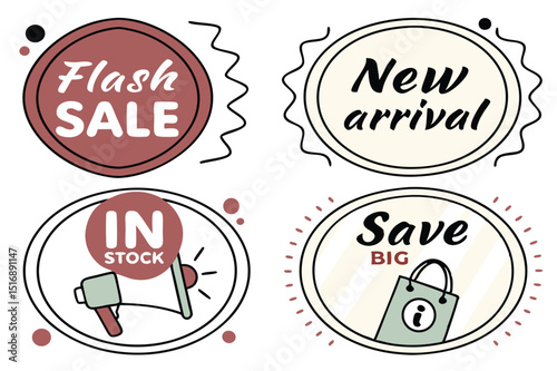 Top E-commerce Sale and Stock Badges for Online Shopping