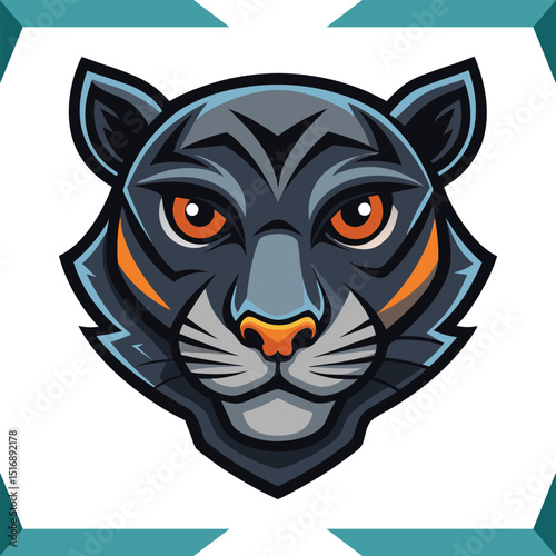 High Quality Vector Illustration of a Sleek Panther Animatic Design for Creative Projects