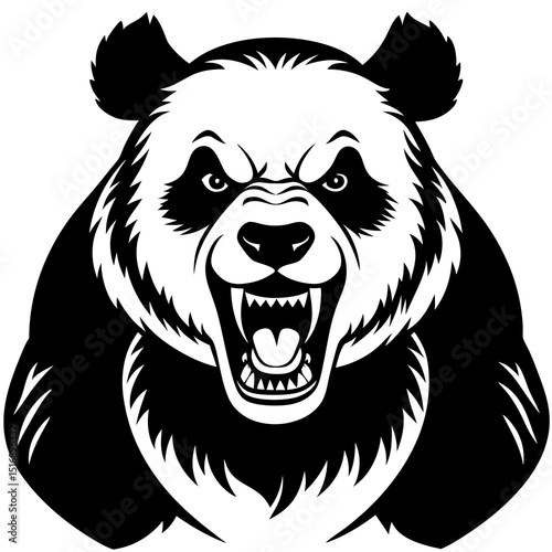 illustration of a bear Silhouette