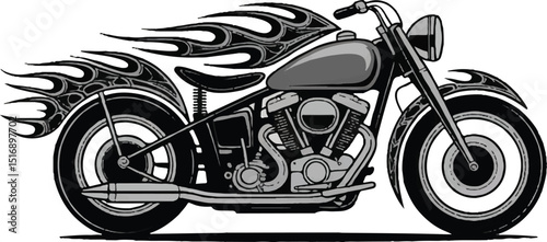 WModern Motorcycle Vector Illustration – Realistic Bike Design with Detailed Features.
Vintage Bicycle Vector Art – Retro Style Bike Illustration for Posters and Logos"