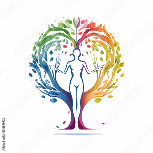 Fitness and health care logo