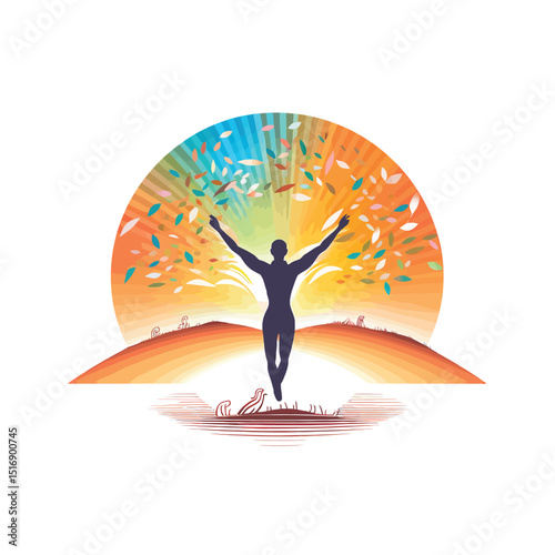 Fitness and health care logo