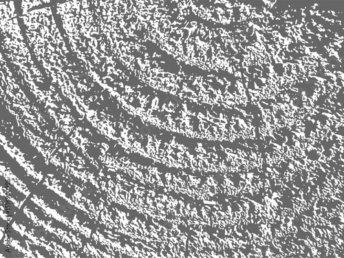 Semicircle Gray Wood Texture Vector Background