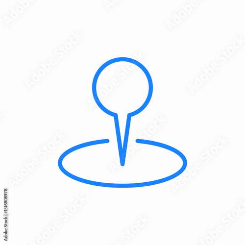 map pin marker icon sign vector