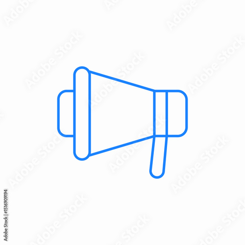 megaphone announcement icon sign vector