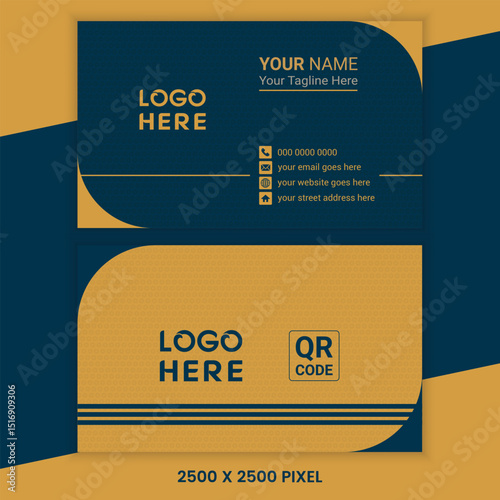 Creative Business Card with Clean Typography
