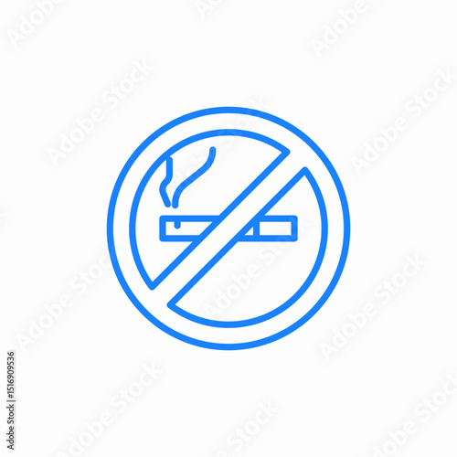 no smoking sign icon sign vector