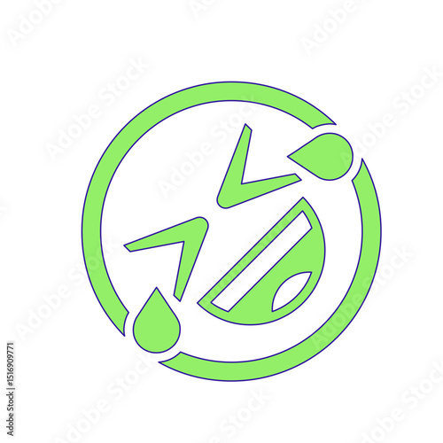 A Bold  Stylized Emoji Depicting Uncontrollable Laughter and Joy