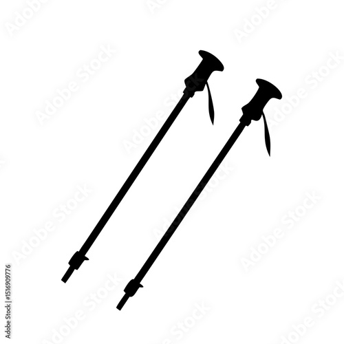 Explore the outdoors with adjustable trekking poles hiking sticks for backpacking and walking
