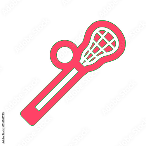 Lacrosse Stick and Ball: A Classic Sports Equipment Icon